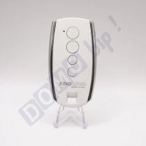 Fernbedienung Stift 4K Weiss - Frequenz 433.92 MHz - 4 Kanäle - Rolling Code Sicherheit - Reichweite bis zu 150m - Kompatibel mit Motorisierten Toren