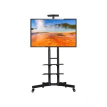 Yaheetech - Fernseher Standfuß Mobile tv Ständer Fernsehständer für 32 bis 65 Zoll höhenverstellbar und schwenkbar max.VESA 600 x 400mm