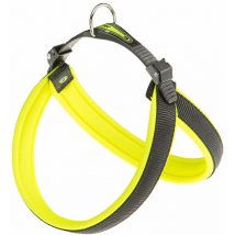Ferplast - agila fluo 3-9 Harnais ergonomique pour chiens avec rembourrage moelleux. Fermeture avec cordonnet.. Variante 3 - Misure: a=b 42-50 cm 15