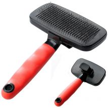 Ferplast - gro 5956 Brosse avec carde pour chiens à poils moyens et longs. Variante gro 5956 - Misure: 12.5 x h 19 cm -