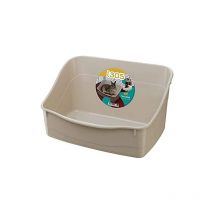 Ferplast - Bandeja sanitaria para conejos l 305, Aseo para jaulas de roedores, conejos y pequeños animales, Fácil de limpiar e higiénica, 37 x 27 x h