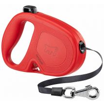 Flippy one tape Guinzaglio allungabile con fettuccia estensibile per cani. Varie misure e colori.. Variante l - Misure: 17.6 x 3.6 x h 12.1 cm