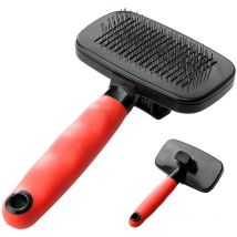 Gro 5955 Brosse avec carde pour chiens aux poils moyens et longs. Variante gro 5955 - Misure: 16.3 x 9.7 x h 5.6 cm - - Ferplast