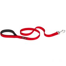 Daytona g Guinzaglio in nylon con impugnatura imbottita. In vari colori e misure. Variante G15/120 - Misure: 15 mm x l 120 cm - Rosso - Ferplast