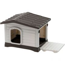 Dogvilla 60 Niche chien d'extérieur dogvilla 60 avec paroi ouvrante. Variante dogvilla 60 - Misure: 58 x 48 x h 44 cm - - Ferplast
