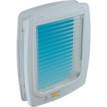Ferplast - Puerta para Perros Medianos, Gatera, Entrada y Salida controlables 4 vías, Protección contra Corrientes de Aire, Swing 11 Tamaño Mediano,