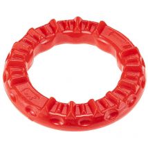 Ferplast - smile Anneau Jouet dentaire pour chien, anneau Smile de taille moyenne pour l'hygiène bucco-dentaire. Saveur de viande. a remplir avec des
