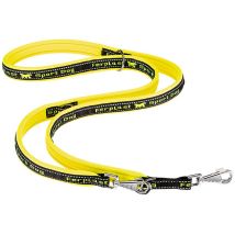 Sport dog ga Guinzaglio imbottito per l'addestramento di cani. Vari colori e misure.. Variante GA20/200 - Misure: 20 mm x l 200 cm - Giallo - Ferplast
