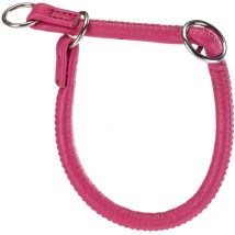 Ferplast - vogue cs Collier semi-étranglé en cuir pour chiens. Variante 10/40 - Misure: a: 40 cm - b: ø 10 mm - Fuchsia