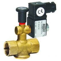 Manuelles Gasmagnetventil, normal öffnend, einfache Rückstellung 3/4' 500mb 230v