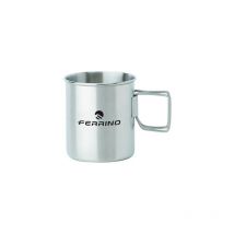 Tazza in acciaio inox Ferrino manico pieghevole