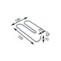 Resistenza al ferro Chromotcha 1000W 380V