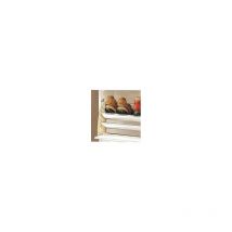 Ferrure basculante pour rangement de chaussures - Matériau : pvc - Pour tablette d'épaisseur : 10 mm - Nombre de tablettes : 3 - Décor : Blanc Itar