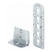 Ferrure d'assemblage pour lit équerre de fixation acier hauteur réglable barre centrale sommier latte support attache meuble