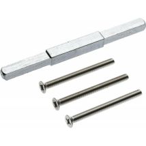 Goupille – Kit de montage pour porte profilée n° 170 – Acier galvanisé – Longueur 140 mm – Diamètre M6