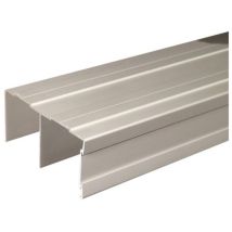 Seed - Ferrures Esprit P300-19 pour portes de meubles - Rails hauts - laqué noir - long 2M55