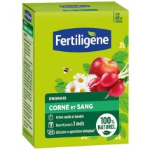 FCOSAN3 - Engrais Corne et Sang 3 kg - Action rapide et durable - Nourrit jusqu'a 3 mois - Jusqu'a 60m² fertilisées - Fertiligene