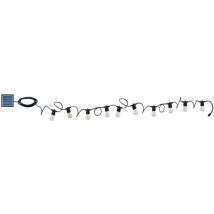 Ghirlanda Solare Rio Color – 5 m – Nero – LED RGB – 20 Lampadine – IP44 – Illuminazione Esterno