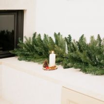 Festone Boa Natalizio Urano 270 cm in pe Real Touch e pvc molto folto realistico - BOP