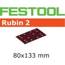 Abrasifs Festool stf 80X133 P120 RU2 - Boite de 50 - 499050