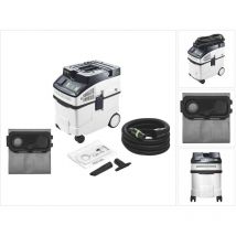 Cleantec ct 25 e Absaugmobil 1200 w 25 l ( 577498 ) + Longlife Filtersack ( 577485 ) - Festool