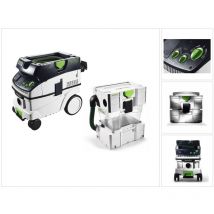 Ctl 26 e ac Cleantec aspirateur mobile 26l classe de poussière l ( 574945 ) + pré-séparateur - Festool