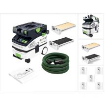 Ctl mini i cleantec aspirateur mobile 10l classe de poussière l ( 574840) + filtre supplémentaire - Festool