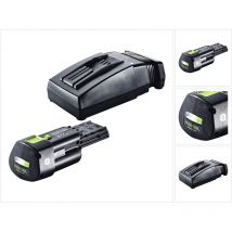 Energy Set 1x bp 18 Li 3,0 Ergo i Batería 18 v 3,0 Ah / 3000 mAh Li-Ion ( 577704 ) + cargador tcl 6 ( 201135 ) - Festool