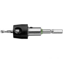 Festool Bohrsenker 4,5 mm – Einstellbarer Tiefenanschlag – Kompatibel mit Festool Akku-Bohrschraubern – 1 Stück