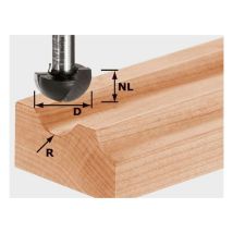 Fraise à gorge creuse hw S8 R4 - 490983 - Festool
