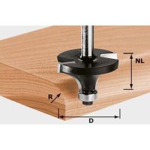 Fraise à moulurer hw S8 D22,7/R5 kl - 491012 - Festool
