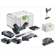 Festool ISC 240 EB-Basic sans fil 18 V 240 mm + 2x batterie 3,0 Ah + chargeur + systainer