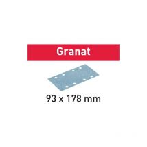 Schleifstreifen stf 93X178 P100 GR/100 Granat - 100 Stück - Festool