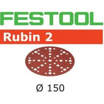 Festool Disco de lijar STF D150/48 P150 RU2/10 Rubin 2