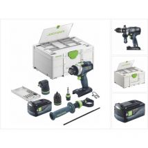 Tpc 18/4 I-Basic-Set Akku Schlagbohrschrauber 18 v 75 Nm Brushless + 1x Akku 5,0 Ah + Systainer - ohne Ladegerät - Festool