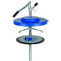 Fettfüllgerät für Eimer 310-335mm 25kg – Handpumpe für Hebel-, Einhand- und Druckluftfettpressen – Füllnippel M10 x 1 – 680mm Pumpenrohr