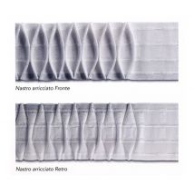 Fettuccia per Tende Rombotex Art 901 col. Bianco Altezza/tasca 100mm/2 cf. 50 Mt