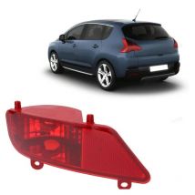 Feu arrière de brouillard pour voiture, Accessoires de Voiture de Remplacement Compatible pour Peugeot 3008 5008 2009-2016 (Gauche)