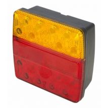 Lem Select - Feu arrière gauche Led 12v 4 fonctions + catadioptre 105x100 mm