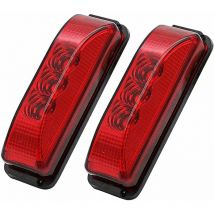 Feu de Gabarit Latéral étanche, 2 pièces led Voyant de Feu de Balisage Latéral 24 v, Auto Feux Latéraux pour Camionnette Camion Caravane Voiture