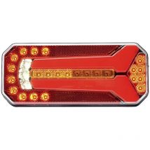 Feu de recul pour remorque arrière, gauche, droite multicolore WAS 1123 dd l/p verre transparent extrêmités de câble ouvertes 12 v, 24 v X992931