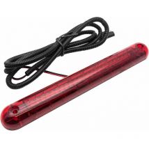Feu stop 24 led 12V, montage en hauteur, rouge
