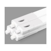 4 Stück Feuchtraumleuchte LED 115cm, 36W 4320LM LED Deckenleuchte Röhre, Verknüpfbar Werkstattlampe IP65 Wasserfest Leuchte, Feuchtraum Wannenleuchte