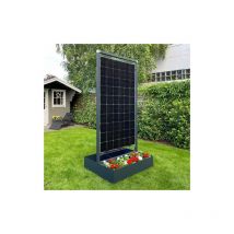 Feueranker - Solarblumenkübel Sichtschutz 370Wp Bifazial PV-Modul Solar Garten 0% nach §12 Abs. 3 UstG