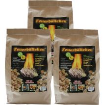 Raiffeisen-waren - Feuerbällchen Anzündwolle, Kaminanzünder, Ofenanzünder, Anzünder Holz 12kg