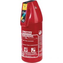 Gloria - Pulverfeuerlöscher 2kg m.Dauerdruck Brandkl.13 a 89 b c m.Manometer,m.Halter