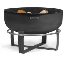 Cookking - Stahl Feuerschale Xxl Viking Schwarz Ø 80x50 Cm
