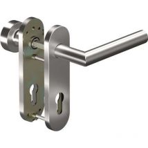 FS-Garnitur CORE+8906/3020/7051K – Edelstahl – matt – Türstärke 38-63mm – PZ – Drückerlänge 135mm – Gewicht 740g