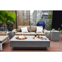 Gasfeuerstelle 'Ubinas' in Beton-Optik - Elementi