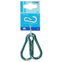 Pösamo Feuerwehr-Karabinerh.(SB) galZn 40x 4mm a 2 Stk.